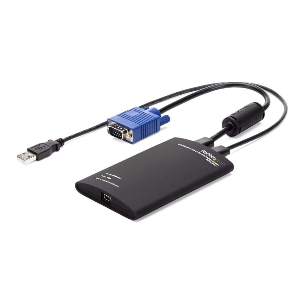 StarTech.com Portable Laptop Crash Cart Adapter for Server Management ...