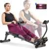 Sunny Health & Fitness Compact Adjustable Rowing Machine, Cardio Exercise Equipment with 12 Levels of Resistance for Complete Body Workouts and Optional Free SunnyFit App...