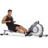 Sunny Health & Fitness Magnetic Rowing Machine with LCD Display for Home Exercise, Foldable and Compact Rowers with Transport Wheels, Full Body Workout Equipment For Home Gym,...