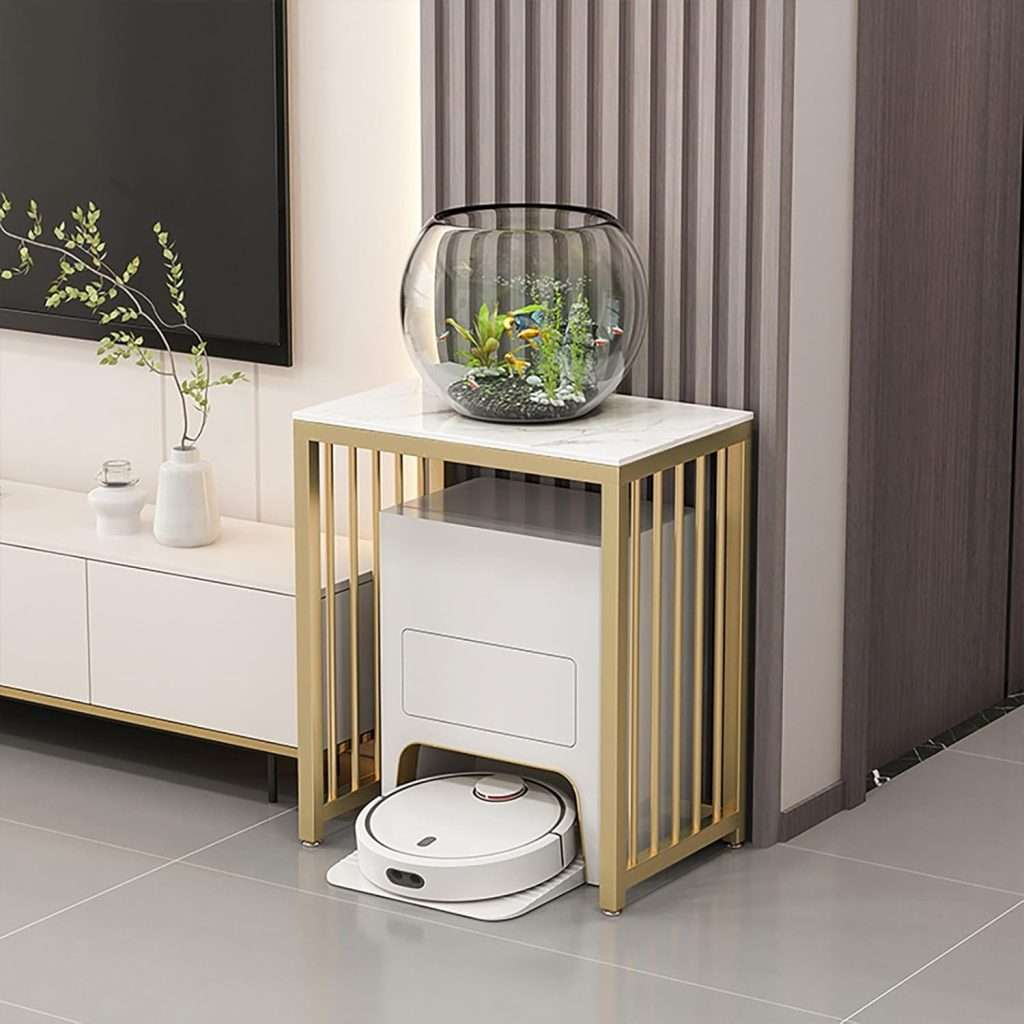 Sweep Rack Sweeping Robot Storage Rack with Slate Tabletop, Sweeping Robot Storage ...