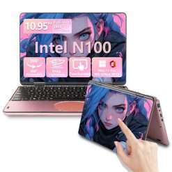 SZHUAGO 10.95" 2-in-1 Touchscreen Laptop, Celeron N100 CPU, 16GB DDR4 RAM, 360° Convertible Lightweight Notebook, Only 942g, 1920 x 1200 IPS, Win 11 Pro, Support WiFi, Type-C...