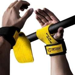 TAVIEW Premium Weight Lifting Wrist Hooks Straps for Maximum Grip Support - Deadlift Gloves and Grip Pads Alternative in Fitness Gym Power Training Like Pull Up Deadlifting &...