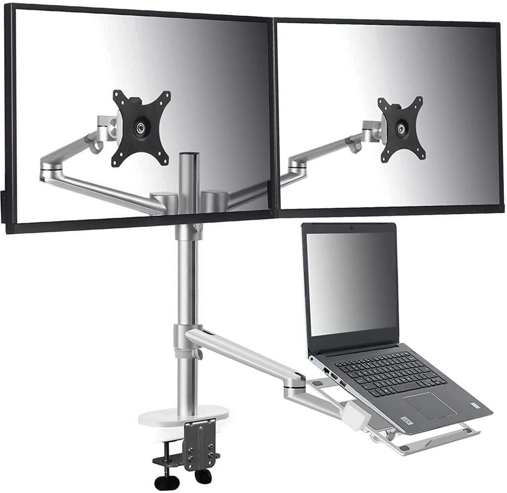 ThingyClub Height Adjustable 3 in 1 Laptop Monitor Stand Compatible ...