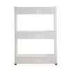 Trademark 3-Tier Rolling Cart - Narrow-Space Kitchen or Bathroom Organizer - Slim Slide-Out Storage Shelves - Organization and Storage Furniture by Lavish Home