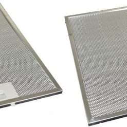 Ufixt 2 x Cooker Hood Metal Mesh Grease Filter for Kitchen Extractor Fan Vent 247mm x 327mm