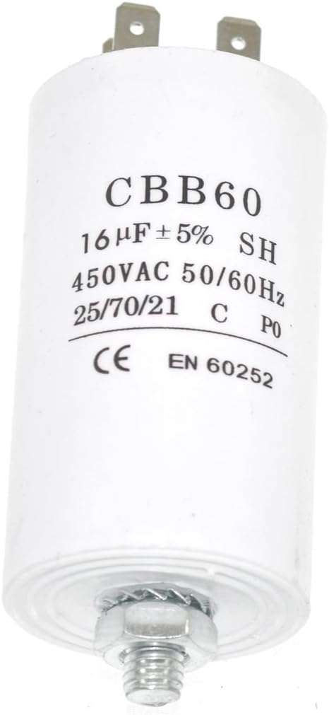 Ufixt Fits Universal 16UF Microfarad Appliance Motor Start Run Capacitor