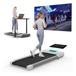 Under Desk Treadmill, Compact Treadmill for Walking & Jogging, 2.5HP Home & Office Exercise Machine
