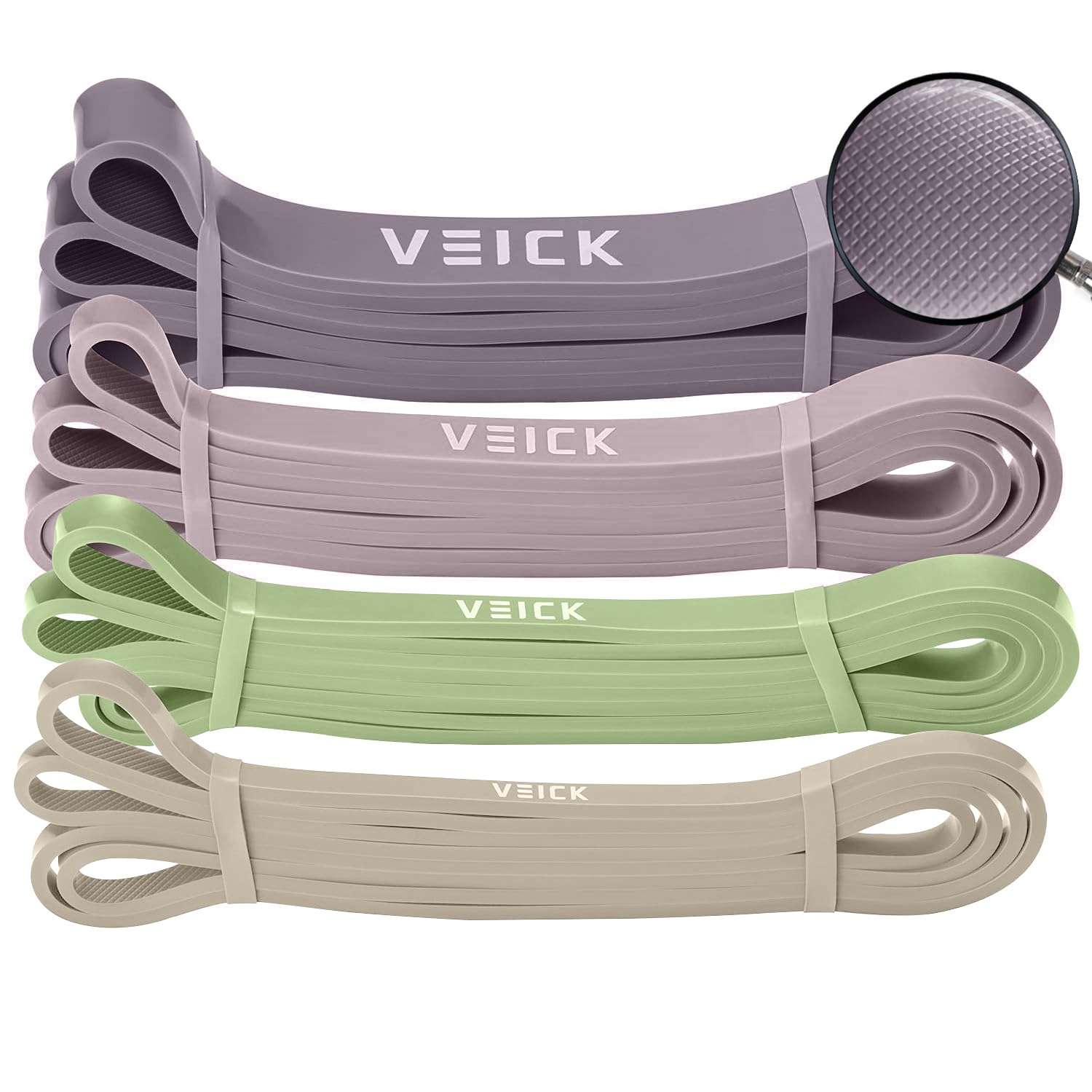 VEICK Fitness Bands Resistance Bands Set Pull-Up Band Fitness Band Power Weight Gym at Home Fitness Equipment