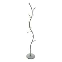 Versa Swindon Floorstanding Coat Rack ideal for hallway or entryway, with 9 Hooks or Hangers for Clothes or Bags for Hallway, Measurements (H x L x W) 185 x 32 x 32 cm, Metal,...