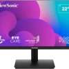 ViewSonic VA220-H 22" FHD SuperClear MVA LED Monitor with VGA and HDMI, frameless design