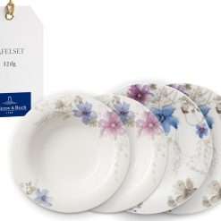 Villeroy & Boch Mariefleur Gris Basic Plate Set 12 Pieces
