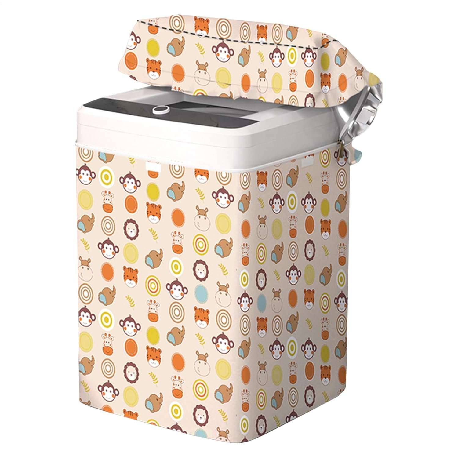 Washing Machine Cover, Waterproof Zippered Enclosure, Heavy Duty Fabric, UV Resistant Coating, Ideal for Dormitory Balcony Apartment Laundry Room Storage, Small to Extra Large