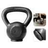Yes4All Kettlebell Adjustable/Cast Iron/Protective Base Solid Smooth for Strength Training, Home Gym