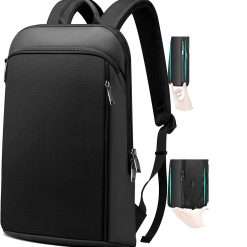 ZINZ Slim and Expandable 15 15.6 16 Inch Laptop Backpack Anti Theft Business Travel Notebook Bag, Multipurpose Large Capacity Daypack for Men & Women,DB01K02