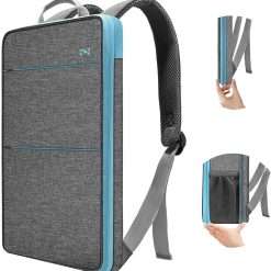 ZINZ Slim & Expandable Laptop Backpack 13 14 15 16 Inch Sleeve, Spill-Resistant Notebooks Bag Case