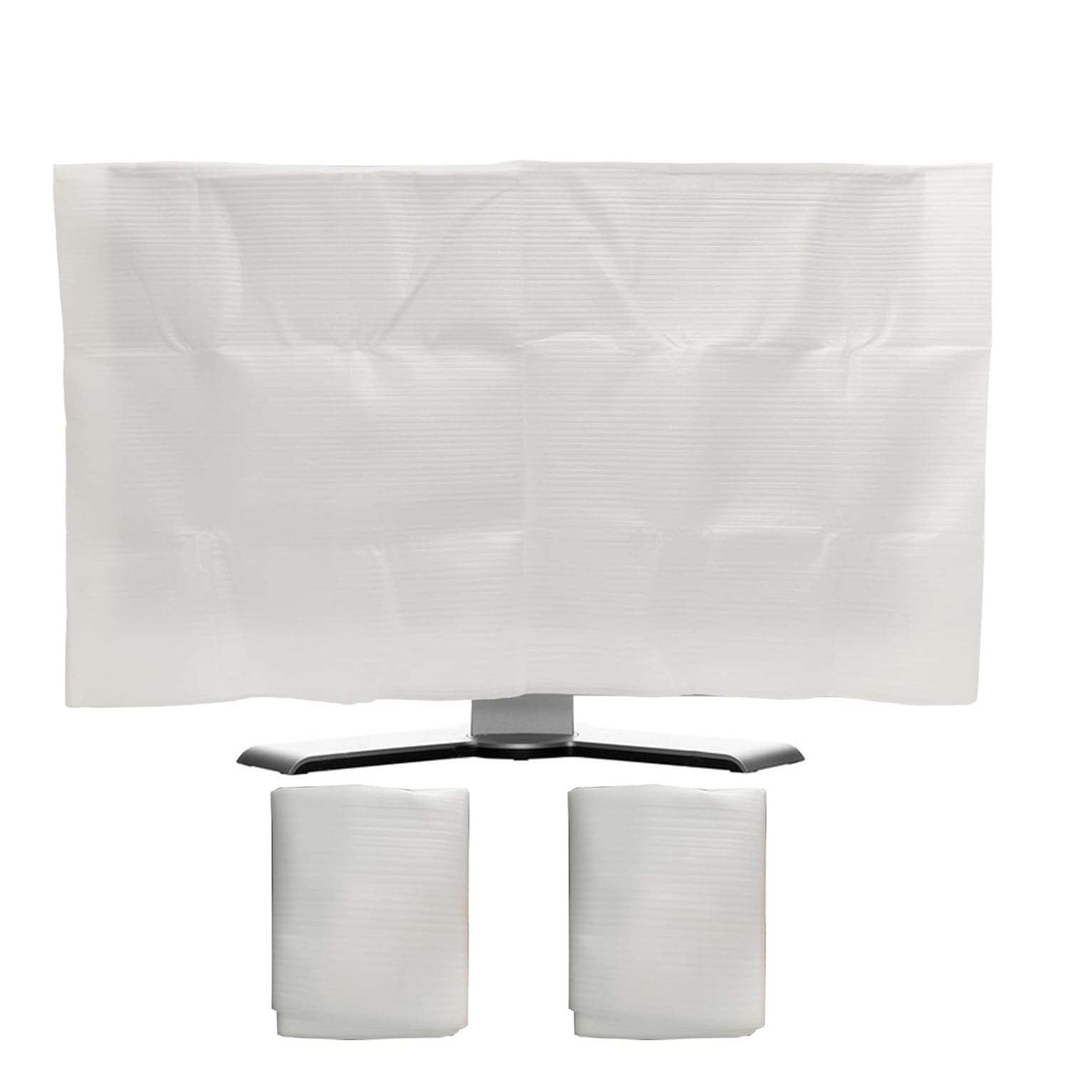 2 Pack Foam Flat Screen TV Cover Fits Up to 80"L x 48"W Flat Screen TV,80-85 Inch Television Foam Cover for TV Protection During House Moving, Storage, or Home Renovation