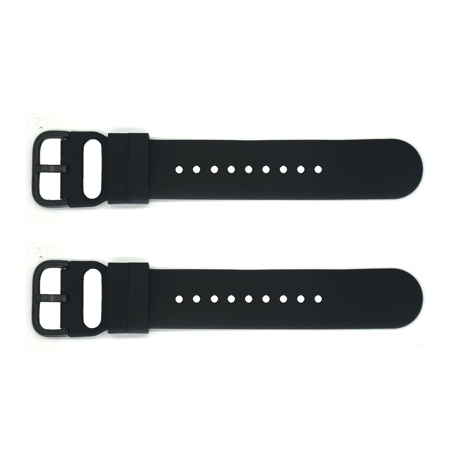 Extension Bands for Apple Watch Series 10 9 8 7 6 SE 5 4 3 2 1 Watch Strap Extenders Silicone Extensions for Larger Wrist or Ankle, Black