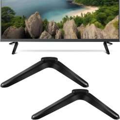 Gadpiparty Set of 2 Universal TV Base Holder with Included Screws - for Your Television Mounting Needs
