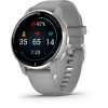 Garmin Venu 2 Plus, GPS Smartwatch with Call and Text, Advanced Health Monitoring and Fitness Features, Silver with Grey Band
