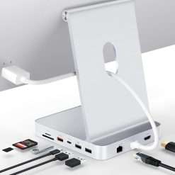Minisopuru iExpandMate DS802PRO iMac Accessories for iMac M1/M3/M4, iMac Hub with 4K@60Hz HDMI, USB C Charging, 2.5GbE, 4TB M.2 SSD Enclosure, 4 USB, SD/TF, Audio, USB C Hub for...