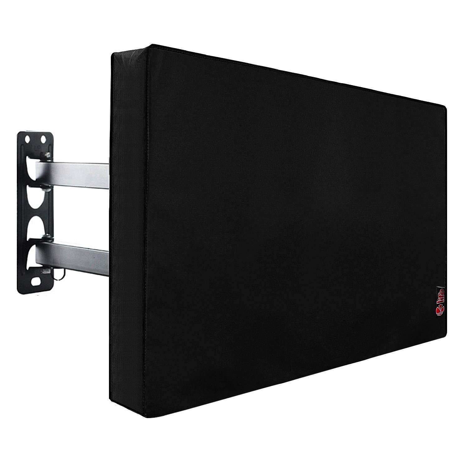 Outdoor TV Cover 36'' - 39'' with Scratch Resistant Liner, Bottom Seal, Weatherproof Universal Protector for LCD, LED, Plasma Television Sets, Built In Remote Controller Storage...