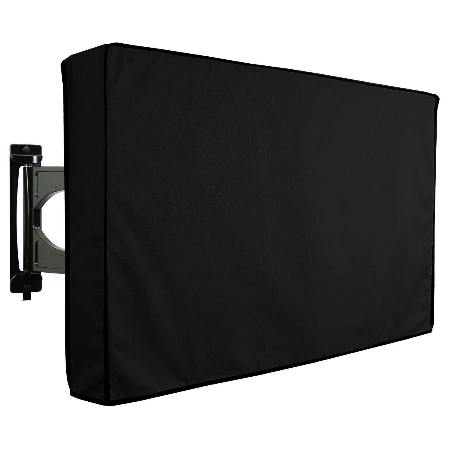 Outdoor TV Cover, KHOMO Series - Weatherproof Universal Protector for 46'' - 48'' LCD, LED, Television Sets - Compatible with Standard Mounts & Stands. Built In Remote...