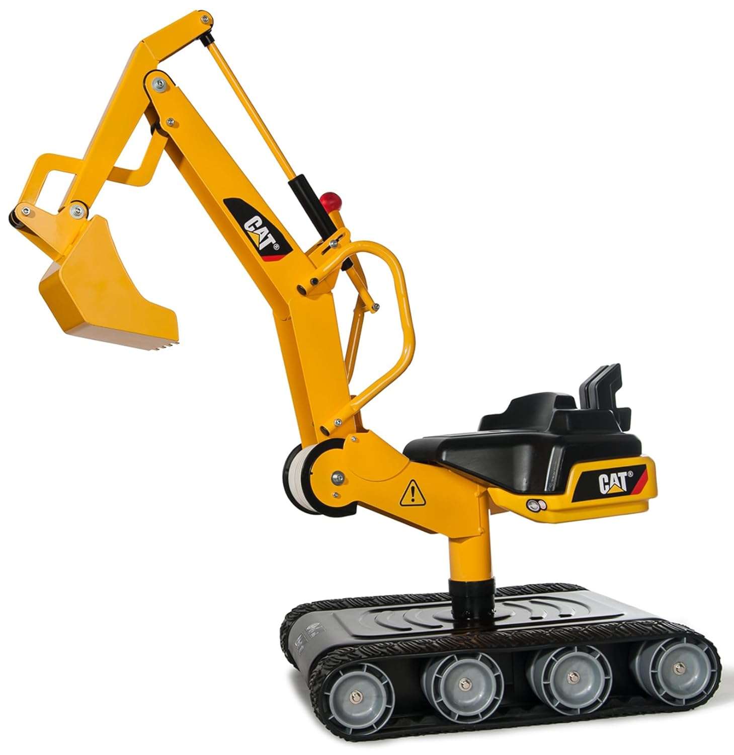 Rolly Toys 51/321/5 "Cat Rolly Metal Excavator with Tank Tracks Toy, Yellow