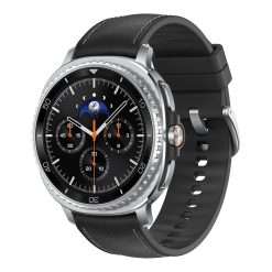 Samsung Galaxy Watch8 Classic 46mm, AI Smart Watch with Cushion Design and Rotating Bezels, with Hybrid Band and Wearable Display, Bluetooth, Black, 3 Year Samsung Extended...