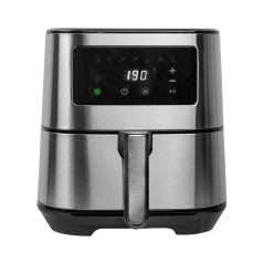 SIA SAF55SS 5.5L Air Fryer, Stainless Steel, 1700W, 8 Program, Digital Touch Control, 60 Minute Timer, 80-200°C Range