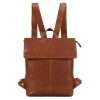 STILORD 'Charlie' Vintage Leather Backpack Brown Satchel for Women Men Unisex Daypack for 13,3 Inch MacBook Laptop Rucksack in Genuine Leather