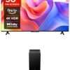TCL 50PF650K 50-inch 4K Ultra HD, HDR TV, Smart LED Fire TV Q65HK 5.1 soundbar with Dolby Atmos & Ray•Danz technologies AI Sonic Adaptation Tutti Choral - Maximum power 580W