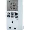 Uni-Com Easy Read Electronic Plug-in Timer, Large LCD Display, Energy Saving, Home Security, 24 Hours/Weekly Programs & Countdown Feature for Automatically Operating Lamps &...