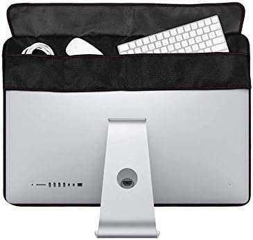 WESAPPINC Monitor Dust Cover, Non-Woven Antistatic PC Computer Monitor Case Screen Display Protector LED/LCD/HD Panel Compatible with iMac for 21'' 27'' (21.5inch, Style 2)