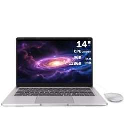 14" Laptop â€“ Dual-Core N4000, 6GB RAM, 128GB SSD â€“WiFi5 & BT5 Essential Productivity Companion