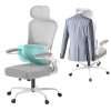 Aevoriax N56 Ergonomic Office Chair - Dual Backrest Design, Adjustable Lumbar Support, Thick Padded Seat, Flip-Up Armrests, Tilt Function - Ideal for Home Office, Gaming &...