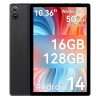 Ainmel 10 Inch Android 14 Tablet, 16GB RAM, 128GB ROM (Expandable to 1TB), Octa-Core Processor, 1280 * 800 IPS HD Touchscreen, 5G/2.4G WiFi, BT 5.0, Dual Camera, 2 Speaker (Black)