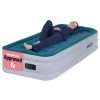 airzzZ Slumber Plus Air Bed - Single High Raise Flocked Non Slip Mattress - Inbuilt Electric Pump - Quick Self Inflation & Deflation - Camping,Hiking, Caravan, Guest Bed - Comes...