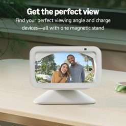 All-new Echo Show 5 (3rd Gen), White with Adjustable Stand, Glacier White