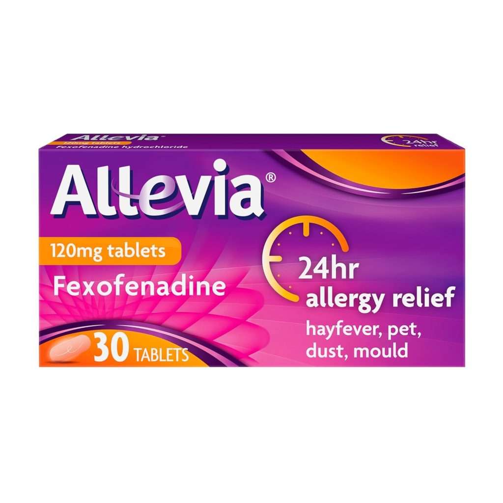 Allevia Allevia Hayfever Allergy Tablets, Prescription Strength 120 mg ...