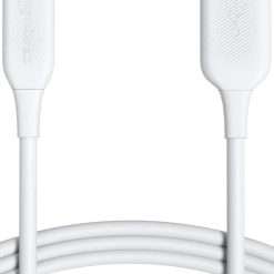 Amazon Basics USB-A to Lightning ABS Charger Cable, MFi Certified for Apple iPhone 14 13 12 11 X Xs Pro, Pro Max, Plus, iPad, 1.8 m, White