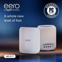 Amazon eero Max 7 mesh Wi-Fi router | 10 Gbps Ethernet | Coverage up to 460 mÂ² | Connect 500+ devices | Ideal for Gaming | 2-Pack | Latest generation