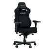 Anda Seat Kaiser 4 Gaming Chair for Adults - Large Reclining Video Game Chairs with 4-Level Pop-Out Lumbar, Linen Fabric, Heavy Duty Neck & Back Support - Black Fabric Ergonomic...