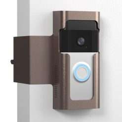 Anti Theft Ring Doorbell Mount: Metal Ring Apartment Door Mount Blink Doorbell Camera Holder No Drill - Renter Friendly Ring Doorbell Mount No Damage