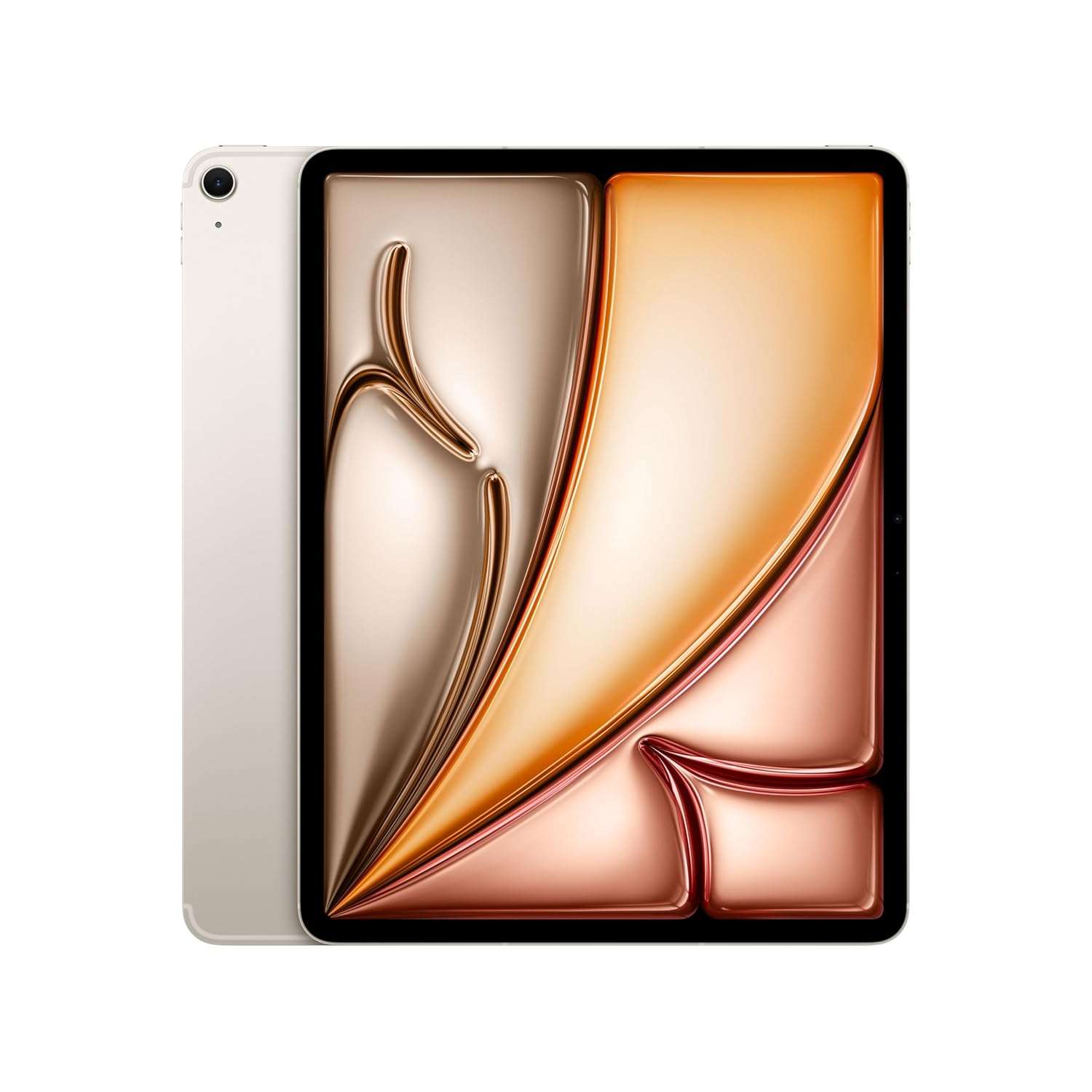 Apple iPad Air 13-inch (M2): Liquid Retina display, 1TB, Landscape 12MP Front Camera/12MP Back Camera, Wi-Fi 6E, Touch ID, All-Day Battery Life - Starlight