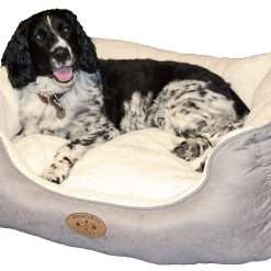 Banbury & Co Luxury Dog Sofa Bed, Medium,Grey