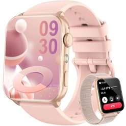 Blackview Smart Watch for Women, 1.91" HD Fitness Watch with LED Flashlight, Heart Rate SpO2 Sleep Stress Monitor, 120+ Sports Modes, Waterproof Step Counter, Bluetooth Call...