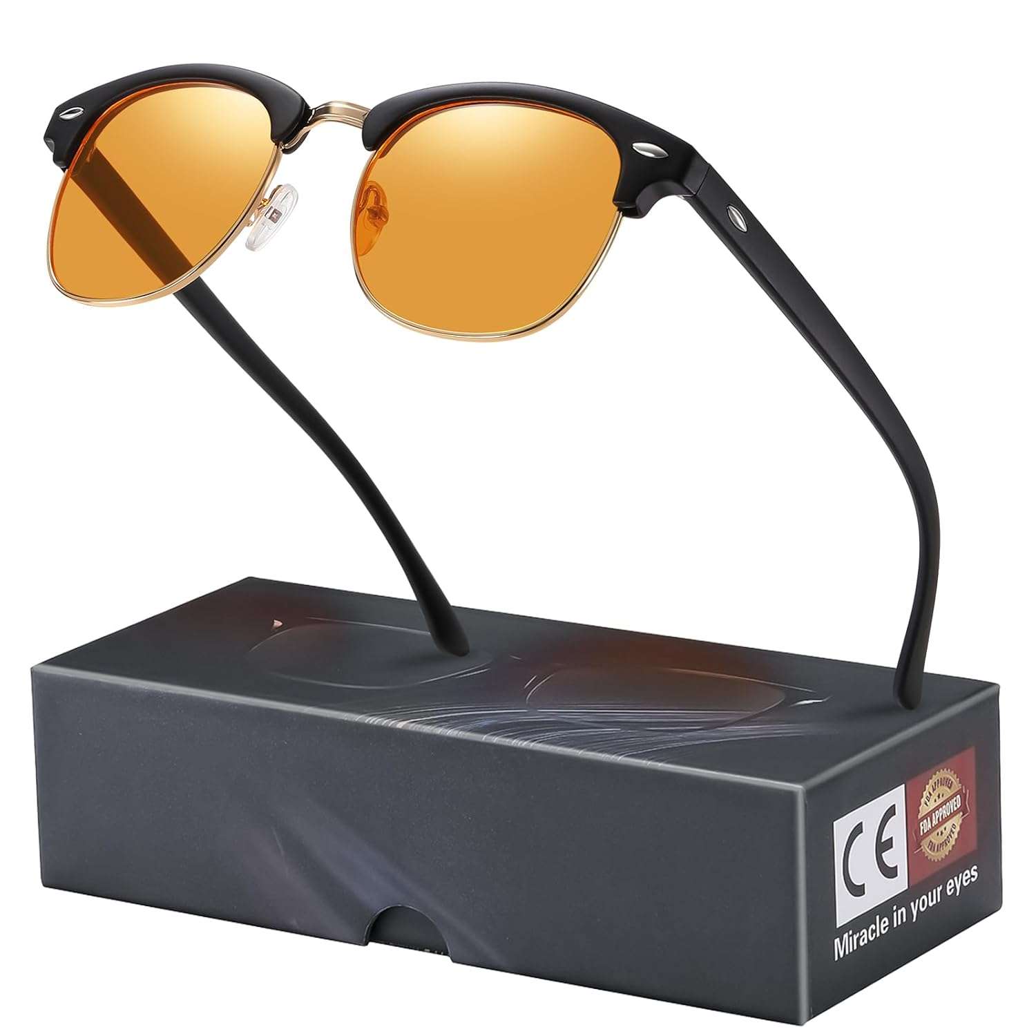Blue Light Blocking Glasses For Women Men Computer Gaming Glasses - 99.9% Blue Light Glasses UV400 Anti Glare Fatigue And Eyestrain Gamer Eyeglasses Migraine Professional Screen...