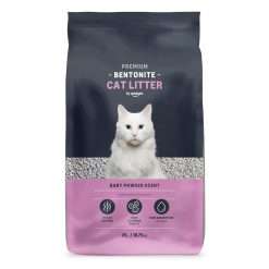 by Amazon Bentonite Premium Cat Litter, Baby Powder Scent, 25L (Pack of 1) (Previously a Lifelong brand, same product)