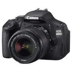 Canon EOS 600D Digital SLR Camera (inc. 18-55 mm f/3.5-5.6 IS II Lens Kit) (Renewed)