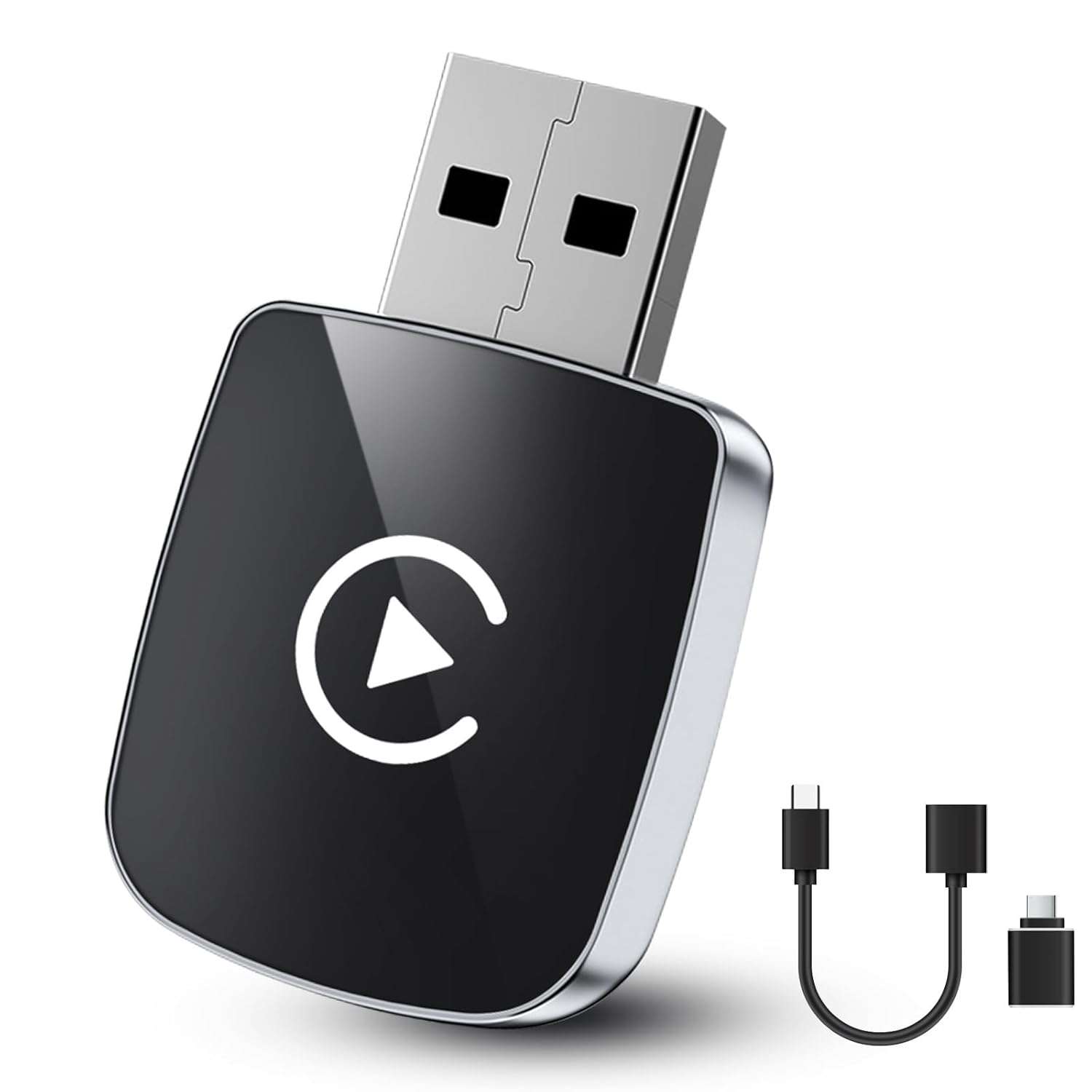 CarPlay Wireless Adapter for iPhone,2025 Upgraded Convert Wired to Wireless CarPlay,Plug and Play Car Play Wireless Adapter,Wireless CarPlay Adapter UK for Apple,Compatibility...